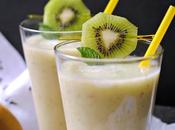 Smoothie melón, kiwi, limón menta