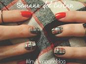 Manimonday Look invernal para uñas: tartan #semanadeltartan Nail