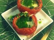 Tomates Asados Rellenos Mozzarella Pesto