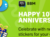 Celebra junto aniversario stickers gratis