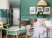 Interiores aguamarina. Atrevete ponerle color pared
