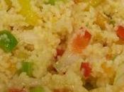 Ensalada cus, mango pimientos