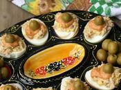 Huevos rellenos atún mayonesa