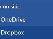 Vincular Dropbox OneDrive