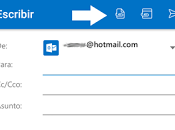 Como adjuntar archivos movil Outlook