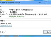 Cómo eliminar número compilación marca agua escritorio Windows Preview