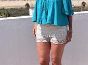 Crochet shorts outfit