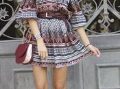 Ethnic off-the-shoulder