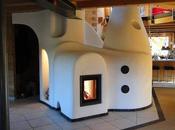 Chimeneas decorativas formas orgánicas.
