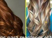 Tips para mantener tinte cabello tiempo