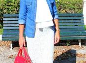 looks falda blanca