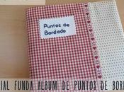 Tutorial: funda álbum puntos bordado embroidery stitches album cover