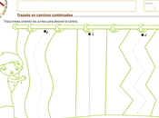 Trazado caminos combinados: Grafomotricidad años