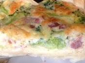 Quiche brocoli jamón