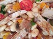 Ensalada atún blanco