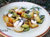 Patatas calabacín romero