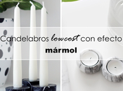 Cómo crear candelabro lowcost efecto mármol