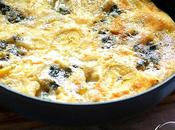Frittata roquefort platano
