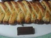 Trenza hojaldre rellena tableta chocolate