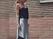 Sequin maxi skirt