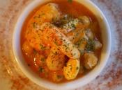 Garbanzos langostinos