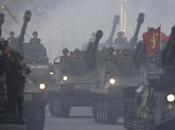 Norcorea dice ‘lista’ para guerra contra EEUU exhibe armamento gran desfile