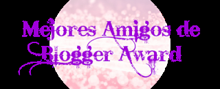 Premio mejores amigos blogger