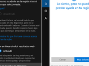 Como activar Cortana Windows desde país admitido