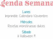 Agenda Semanal 26/10 1/11
