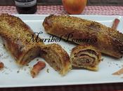 Strudel jamón verduras.