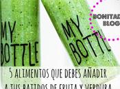 Alimentos Debes Añadir Batidos Fruta Verdura