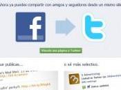 Vincular Twitter Facebook