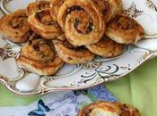 Caracolas frambuesa,chocolate pistacho