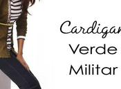 ¿Cómo cardigan verde militar?