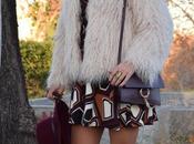 Fluffy coat dress