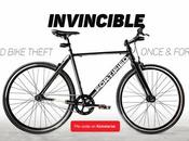 Fortified lanza bicicleta Invincible, junto programa Protect, para garantizar seguridad reposición máquina contra robos