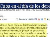 Incidentes Cuba derechos humanos, según País España fotos video)