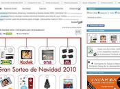 Gran Sorteo Navidad 2010. Páginas comentarios