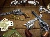 Smokin Guns, juego pistoleros ambientado paisajes lejano oeste.
