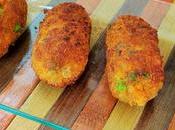 Croquetas vegnas seitán, calabaza, champiñones brócoli