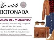 Falda Midi Botones Personal Shopper Madrid