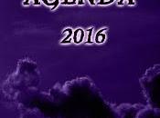 Agenda 2016 Para artistas ciernes.