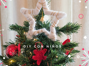 estrella lana para árbol Navidad