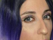 Maquillaje Festivo: Sombra Kitten Wild Violeta Dorado Glitter/ Holiday Makeup: Eyeshadow Violet Gold with Glitter
