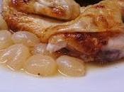 Picantones salsa uvas