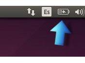 Como poner quitar icono bateria zona indicadores Ubuntu