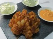 Flores cebolla fritas
