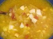 Sopa jamón