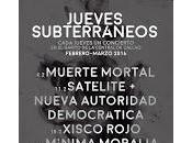 Jueves Subterráneos Febereo Marzo