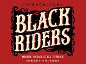 Tipografía: Black Riders